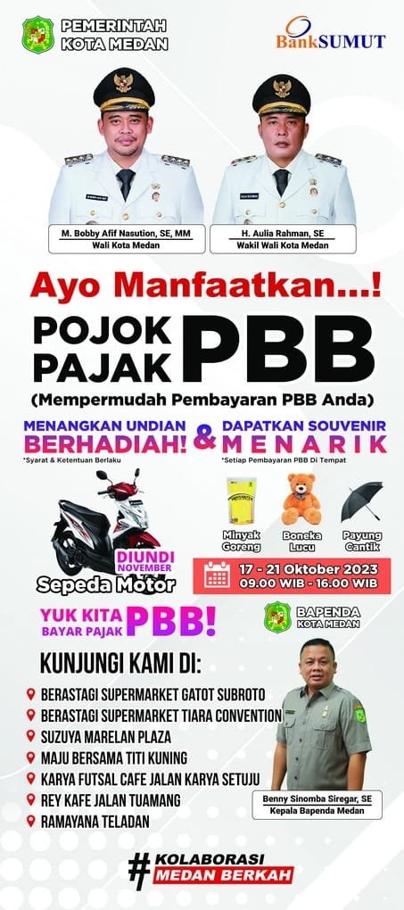 Permudah WP dan Percepat Realisasi PAD, Bapenda Buka Loket PBB Ditempat Keramaian