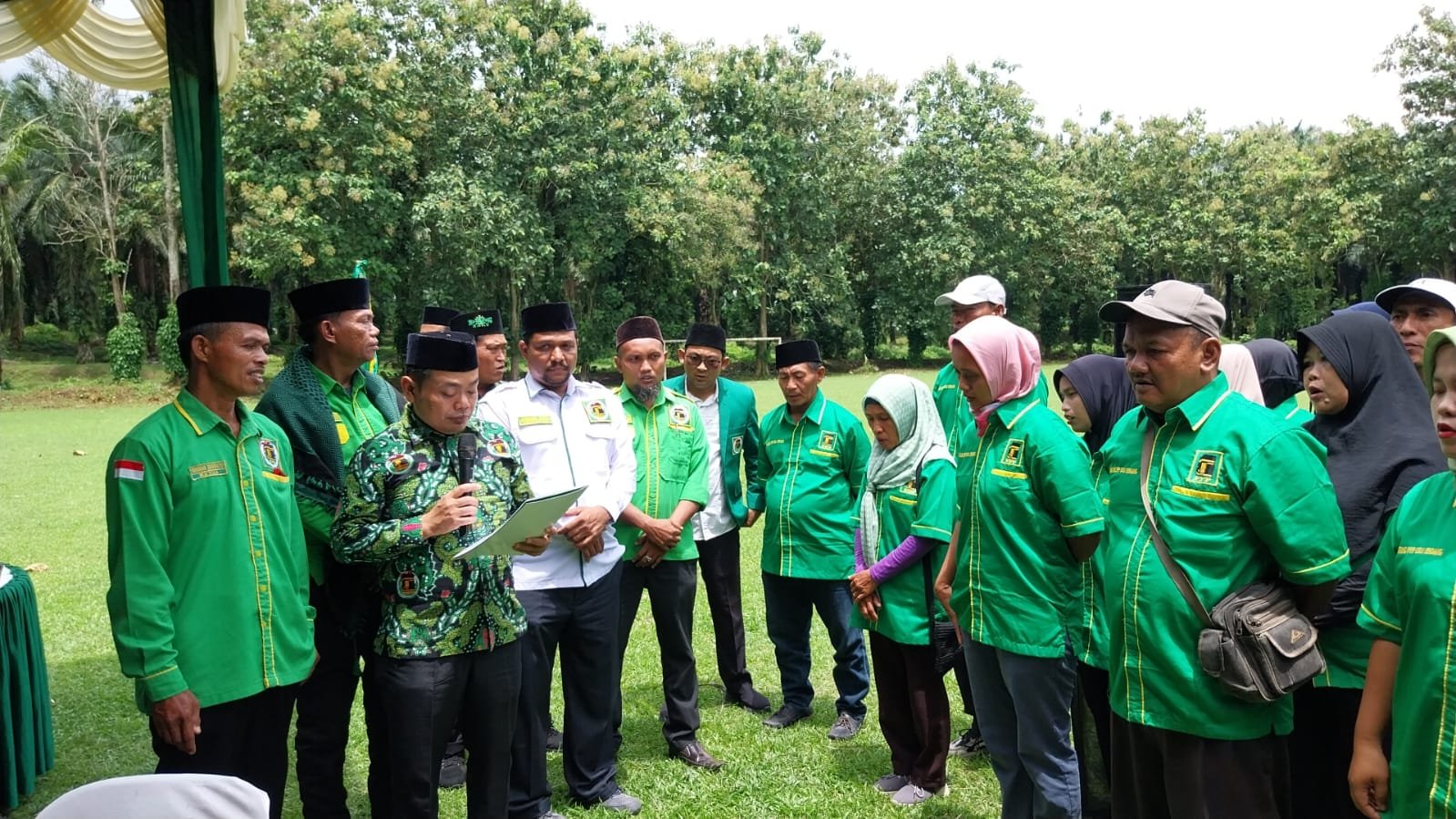 Pelantikan Pengurus Ranting PPP se-Kecamatan Bangun Purba Misnan Aljawi: Dapil 2 Wajib Pertahankan Kursi