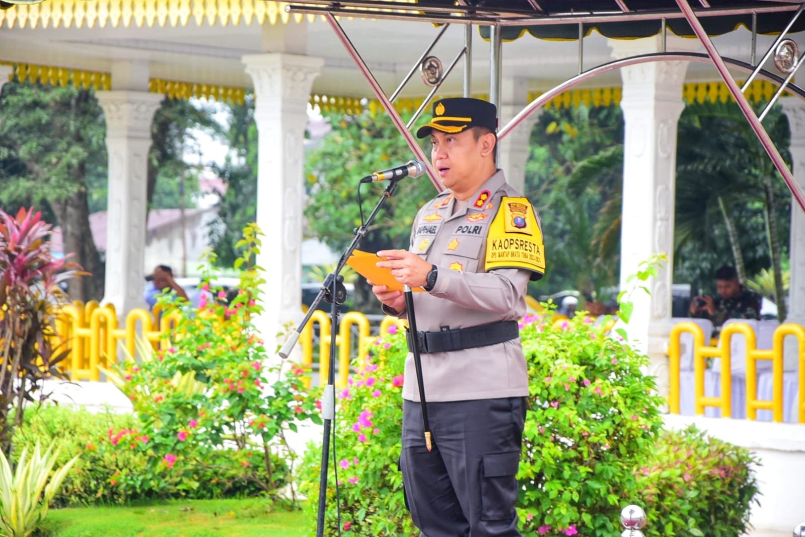 Apel Ops Mantap Brata 2023-2024, Kapolresta DS: Pengecekan Akhir Kesiapan Personel