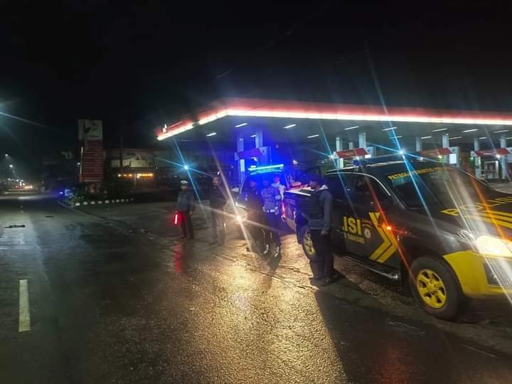 Patroli Bluelight Polres Tanah Karo, Ciptakan Situasi Kamtibmas Yang Kondusif
