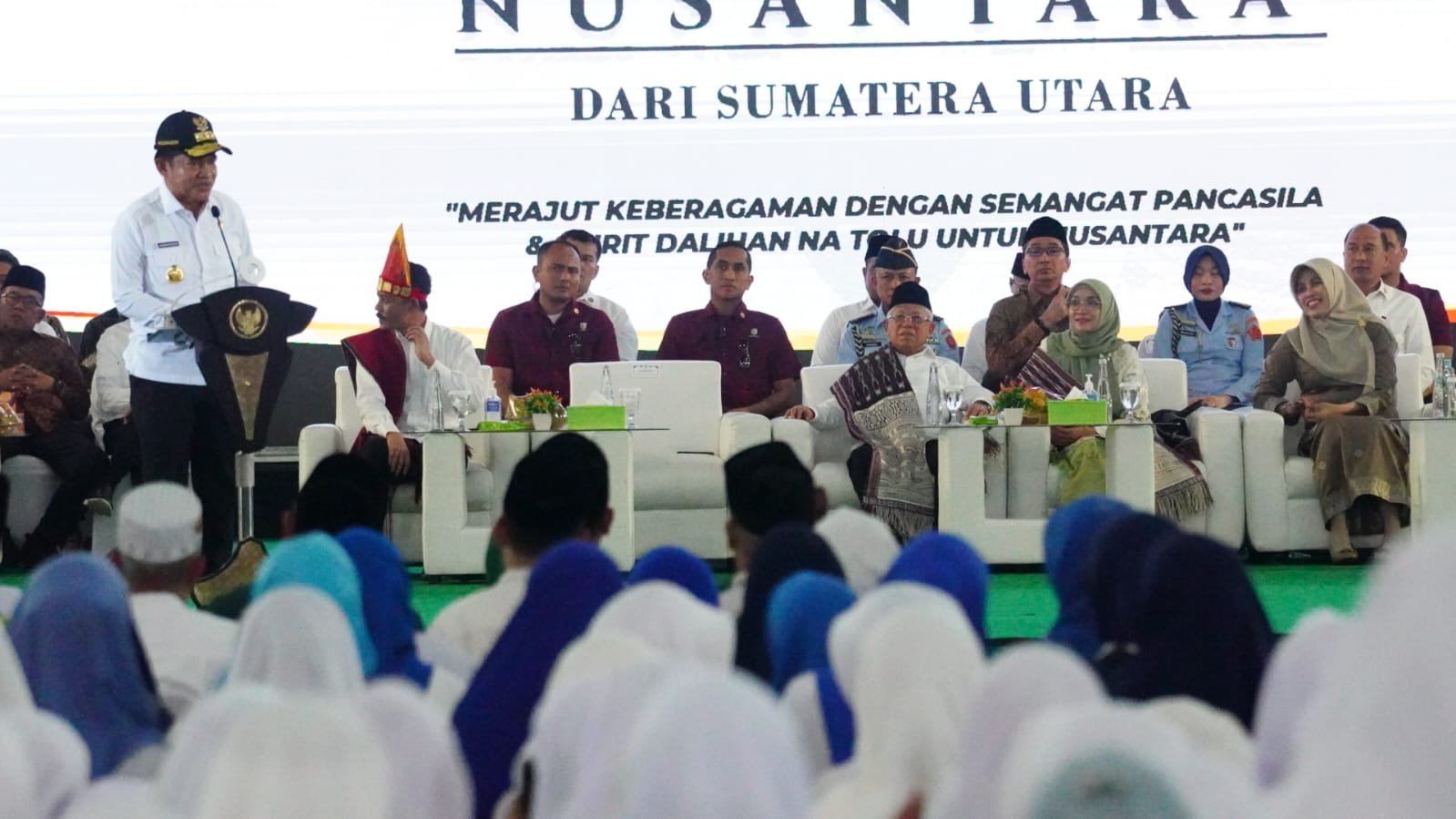 Plt Bupati Langkat Ikuti Ikrar JBMI yang Dihadiri Wapres RI