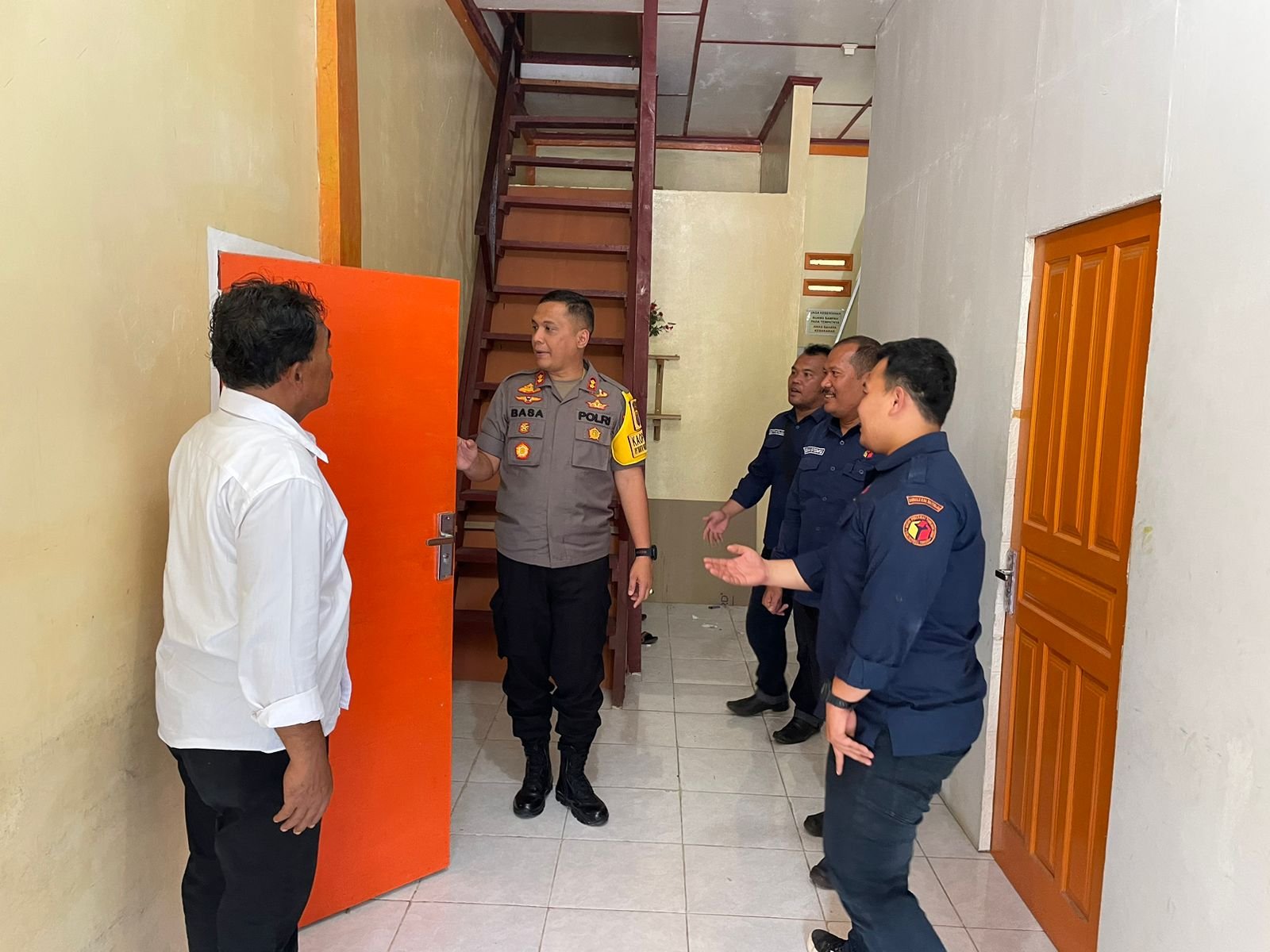 Jelang Pemilu 2024, Kapolres Tapteng Tinjau Gudang Logistik KPU