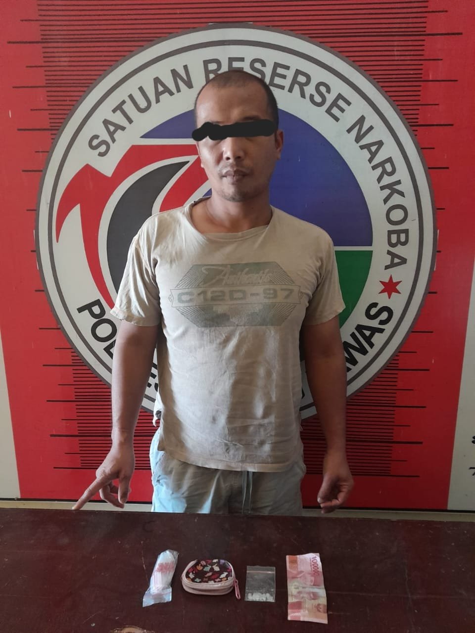 Nunggu Pembeli Sabu, Kurir Narkoba Diringkus Satresnarkoba Polres Palas