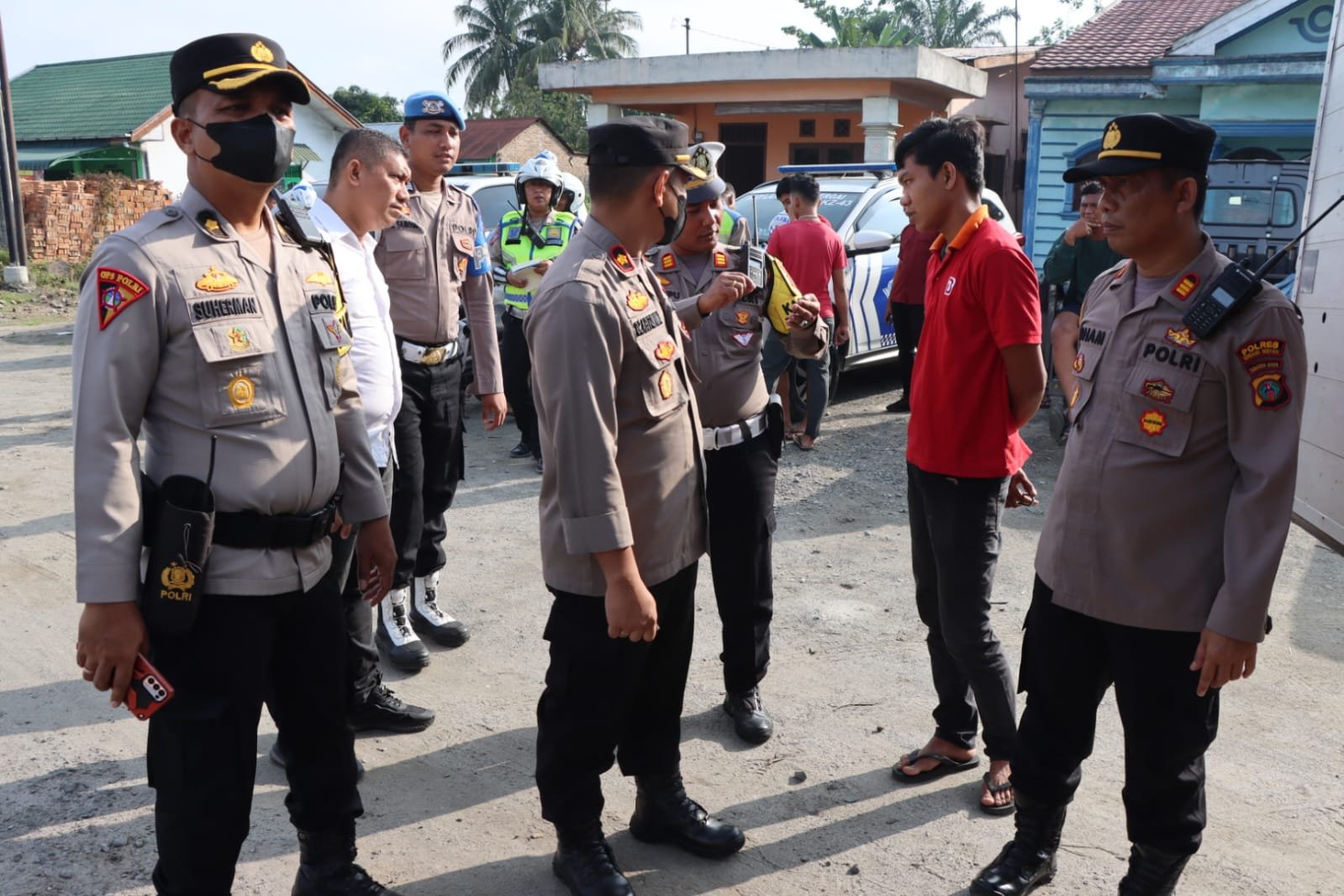 Gelar Razia Gabungan, Polres Sergai Sasar Wilayah Perbatasan Antar Kabupaten