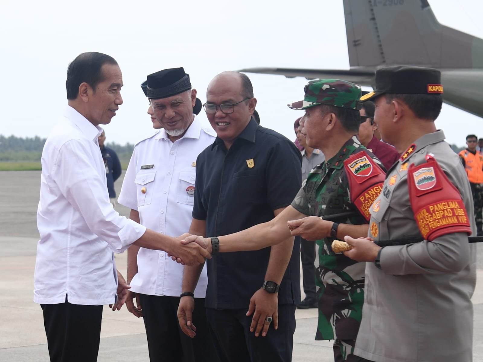 Pangdam I/BB Dampingi Presiden Kunker di Padang, Sumbar