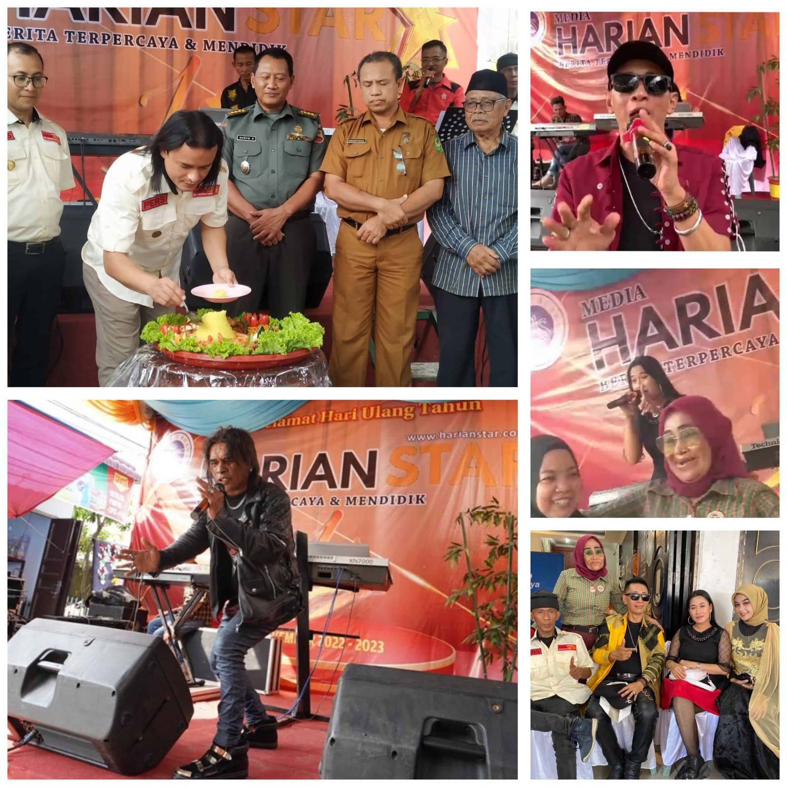 Artis Kota Medan Meriahkan HUT ke -1 & Peresmian Kantor Baru Harianstar.com