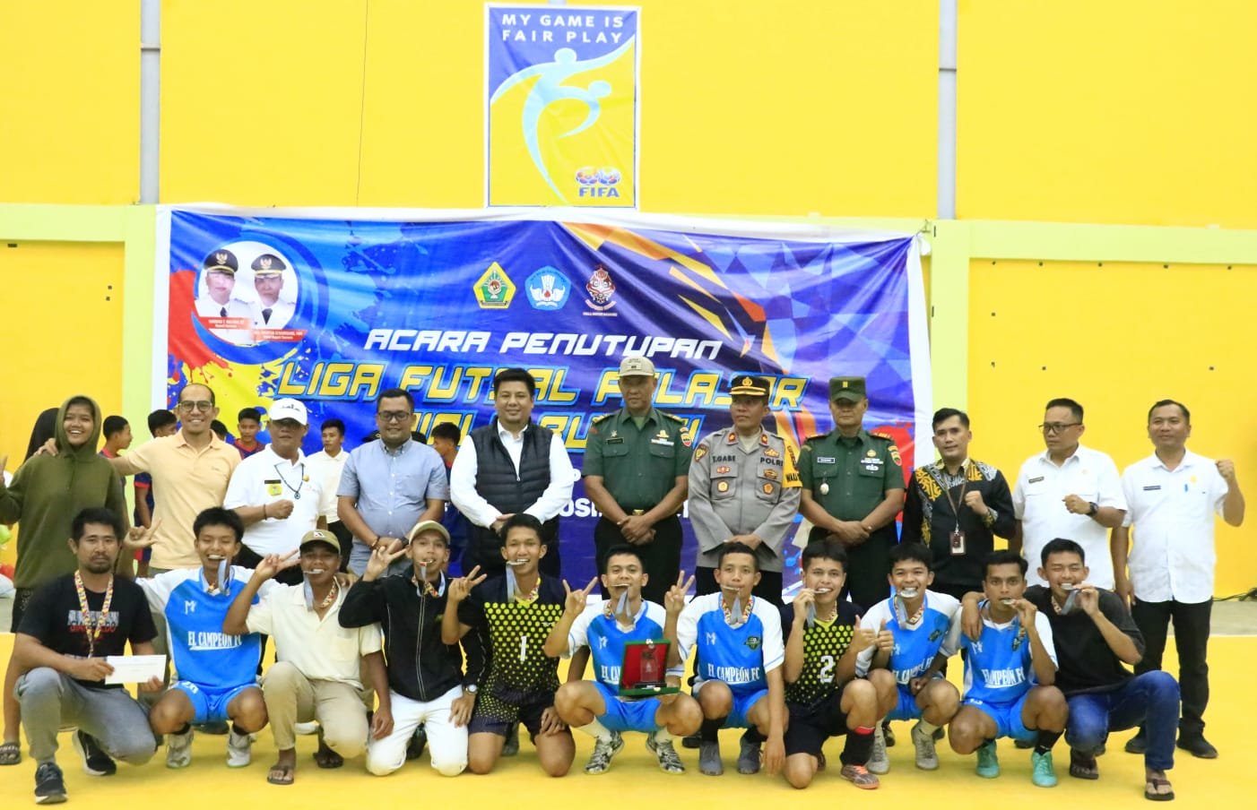 Tutup Liga Futsal Pelajar 2023, Bupati Samosir: Hindari Kenakalan Remaja