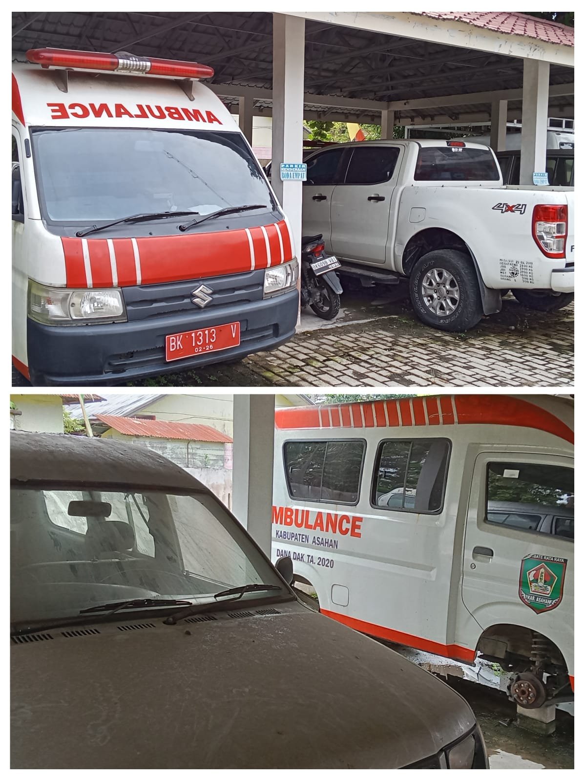 Sejumlah Mobil Dinas Kesehatan Asahan Disinyalir Tidak Terawat