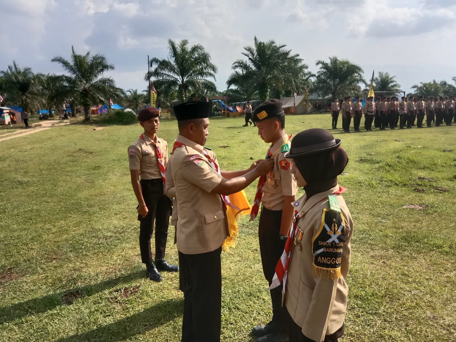 Wakapolres Buka Perkemahan Bhakti Saka Bhayangkara Kwarcab Palas