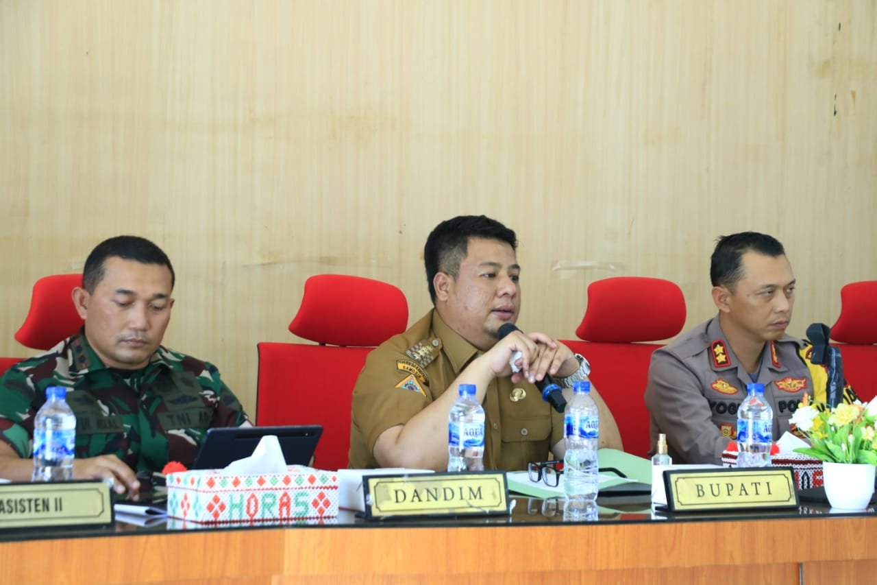 Bupati Samosi Pimpin Rakor Pengamanan Aquabike World Championship 2023