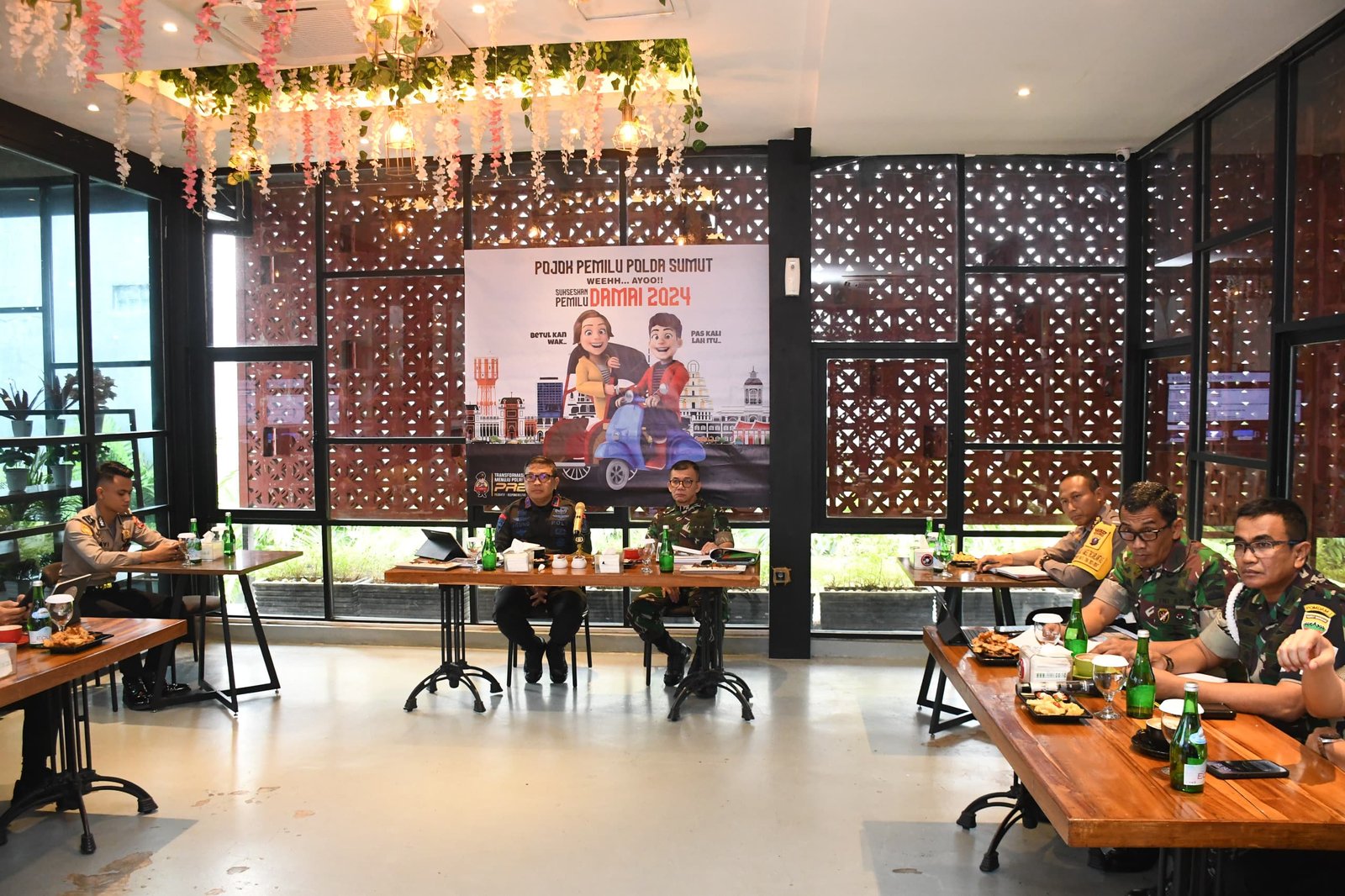 Pangdam I/BB dan Kapoldasu Bahas Persiapan Pengamanan Aquabike Jetski Danau Toba 2023