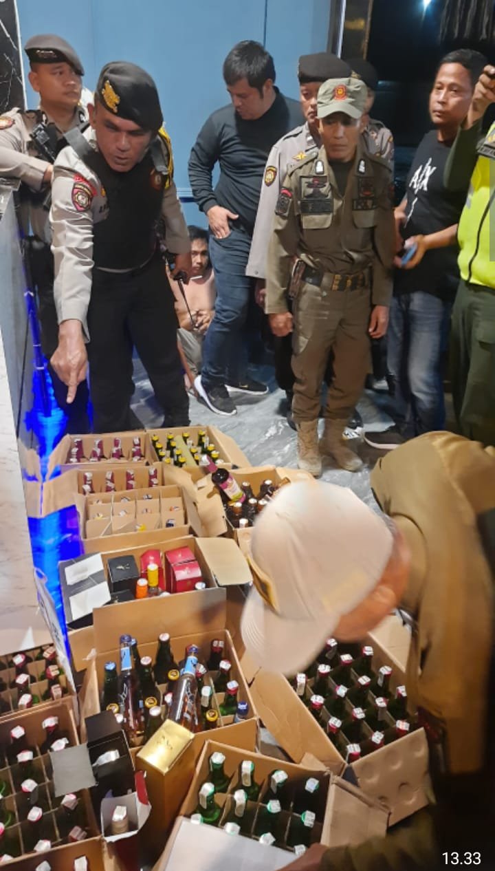 Kafe & Diskotik One King Golden Sei Bamban di Razia Aparat Gabungan