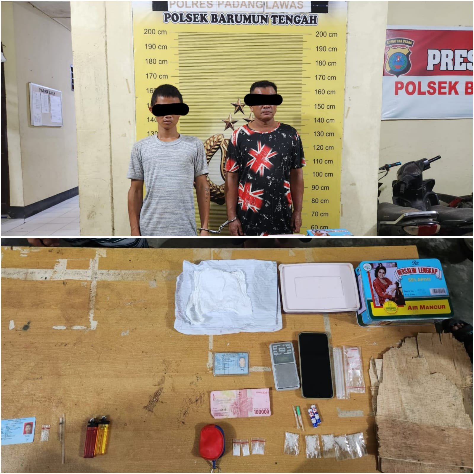 Polsek Barteng Ringkus Dua Pengedar Narkoba