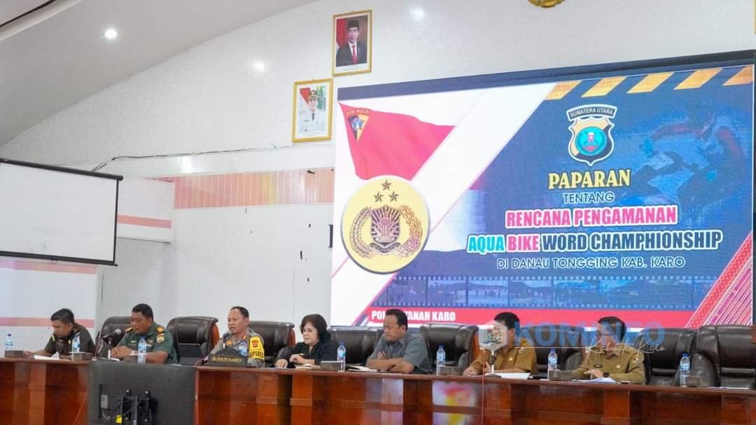 Bupati Karo Buka Rapat Panitia Lokal Event Aquabike World Championship 2023 Dan Side Event di Kabupaten Karo