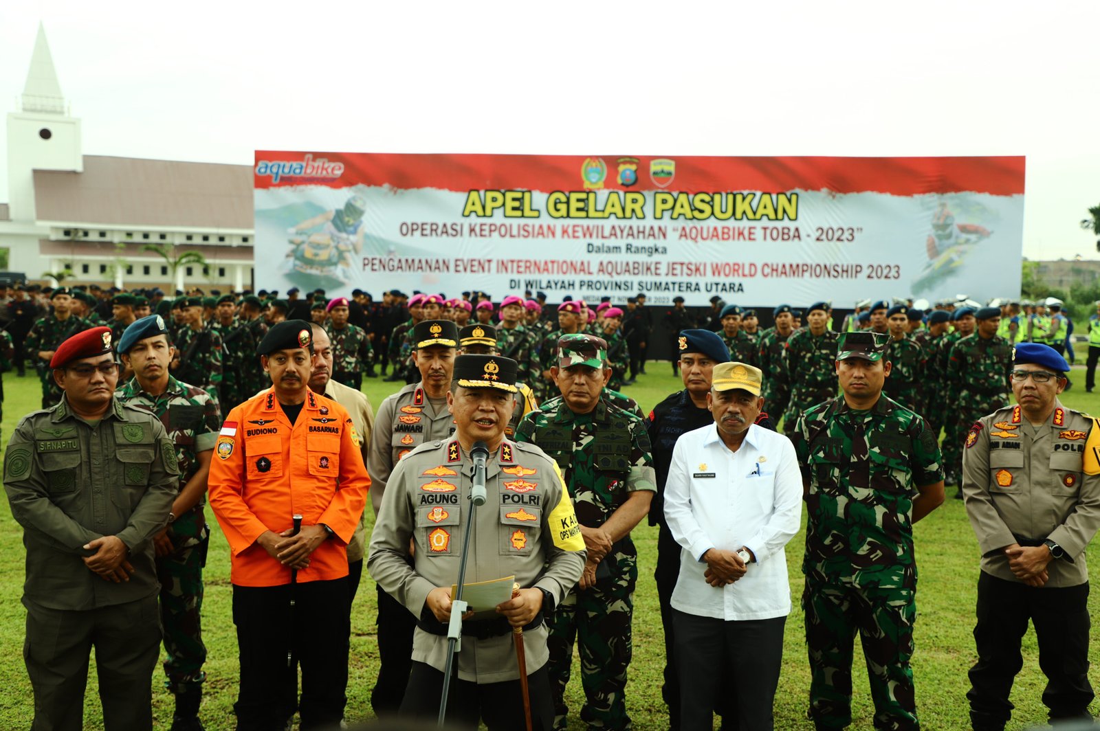 2.761 Personil Gabungan TNI-Polri & Pemda Siap Amankan Aquabike Toba 2023