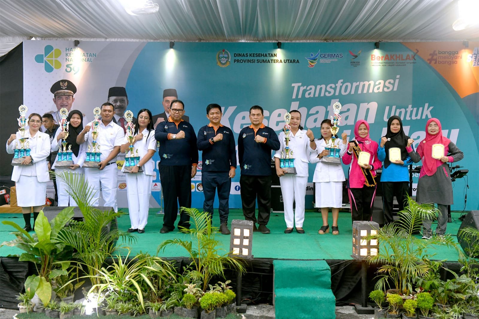 Puncak HKN ke-59, Pj.Gubsu : Tiap Orang Berhak Dapat Pelayanan Kesehatan