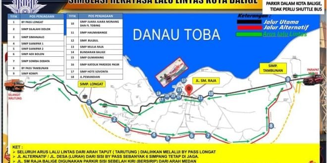Polda Sumut Rekayasa Arus Lalin Selama Event Aquabike Jetski Danau Toba, Cek Jalurnya
