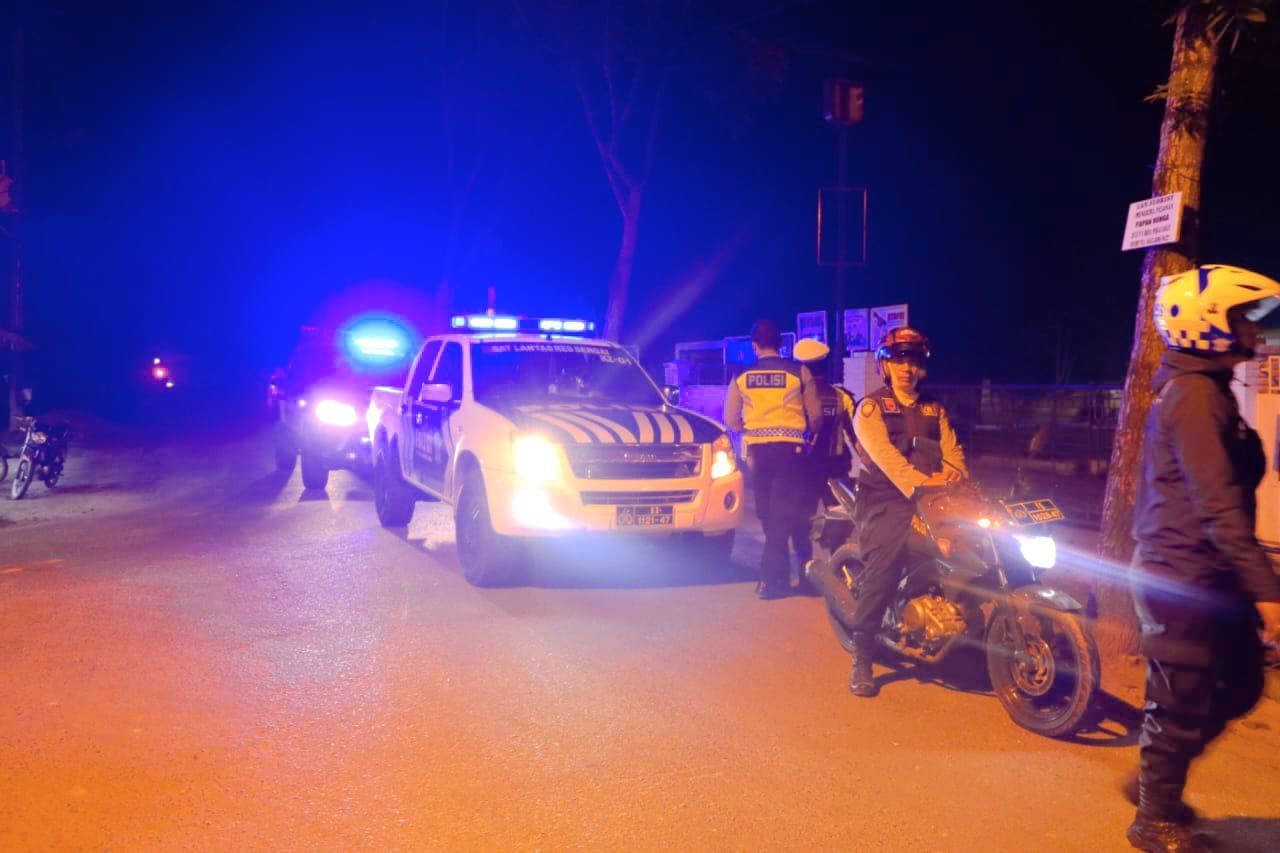 Kota Perbaungan Kondusif, Razia Gabungan Cegah dan Antisipasi Kamtibmas