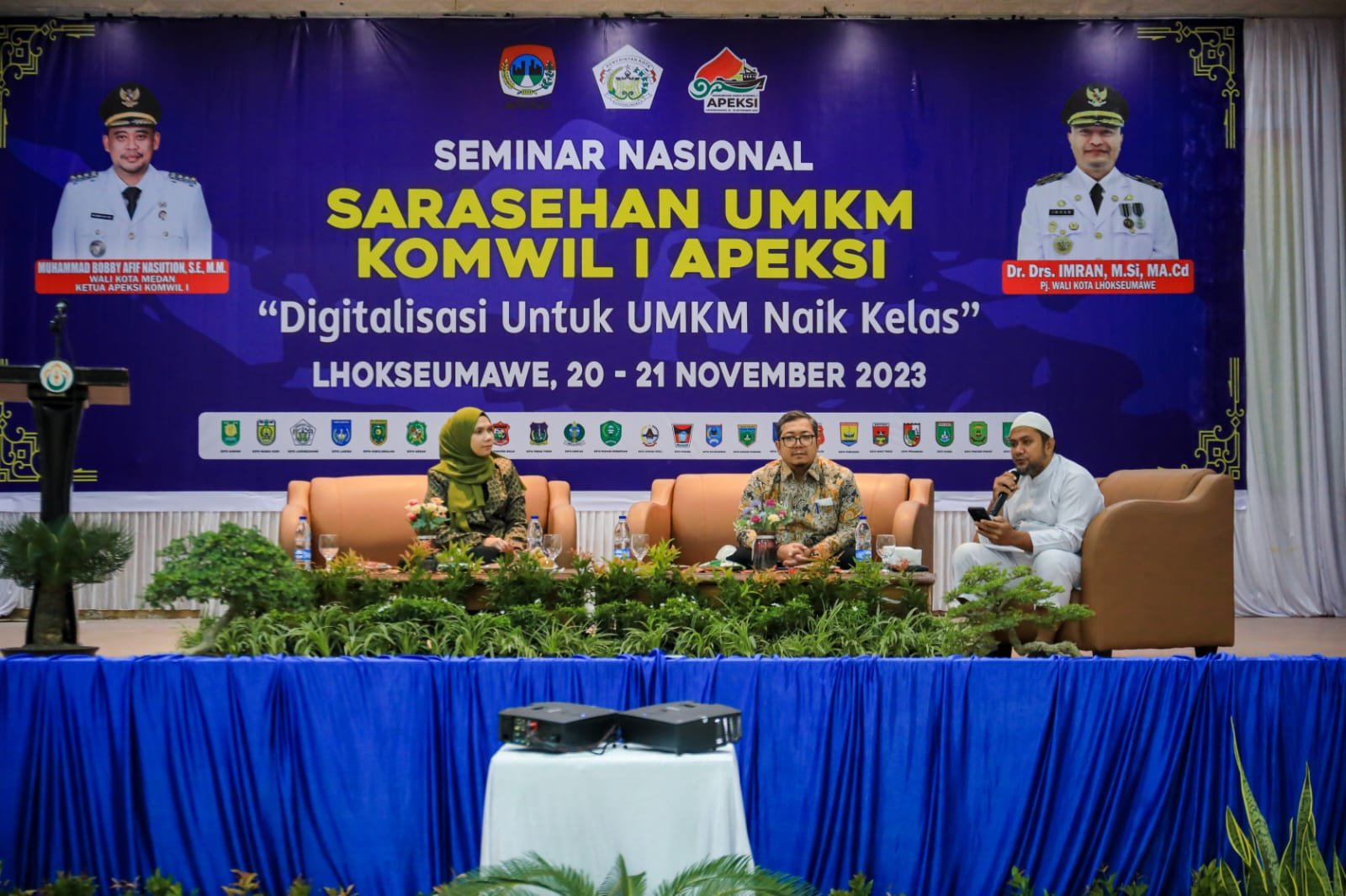 Seminar Nasional Saresehan UMKM, Pemko Medan Paparkan Program Pelaku Usaha Masuk Dalam e- Katalog