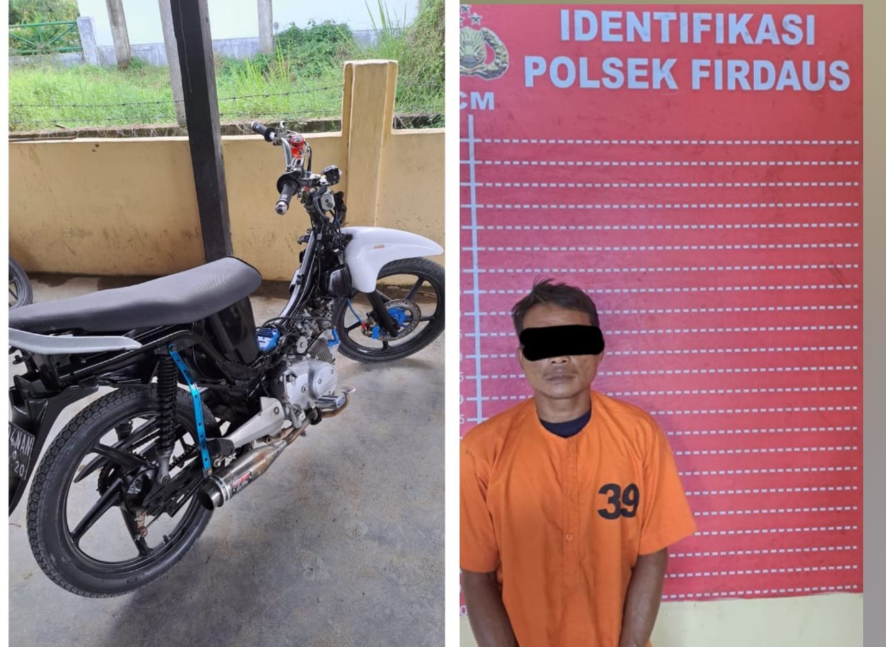 Pelaku Curanmor Hapus Nomor Rangka dan Mesin Ditangkap Polres Sergai