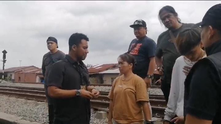 Tiga Terduga Pengedar Narkoba Bantaran Rel Jalan Pancasila Terjaring GKN