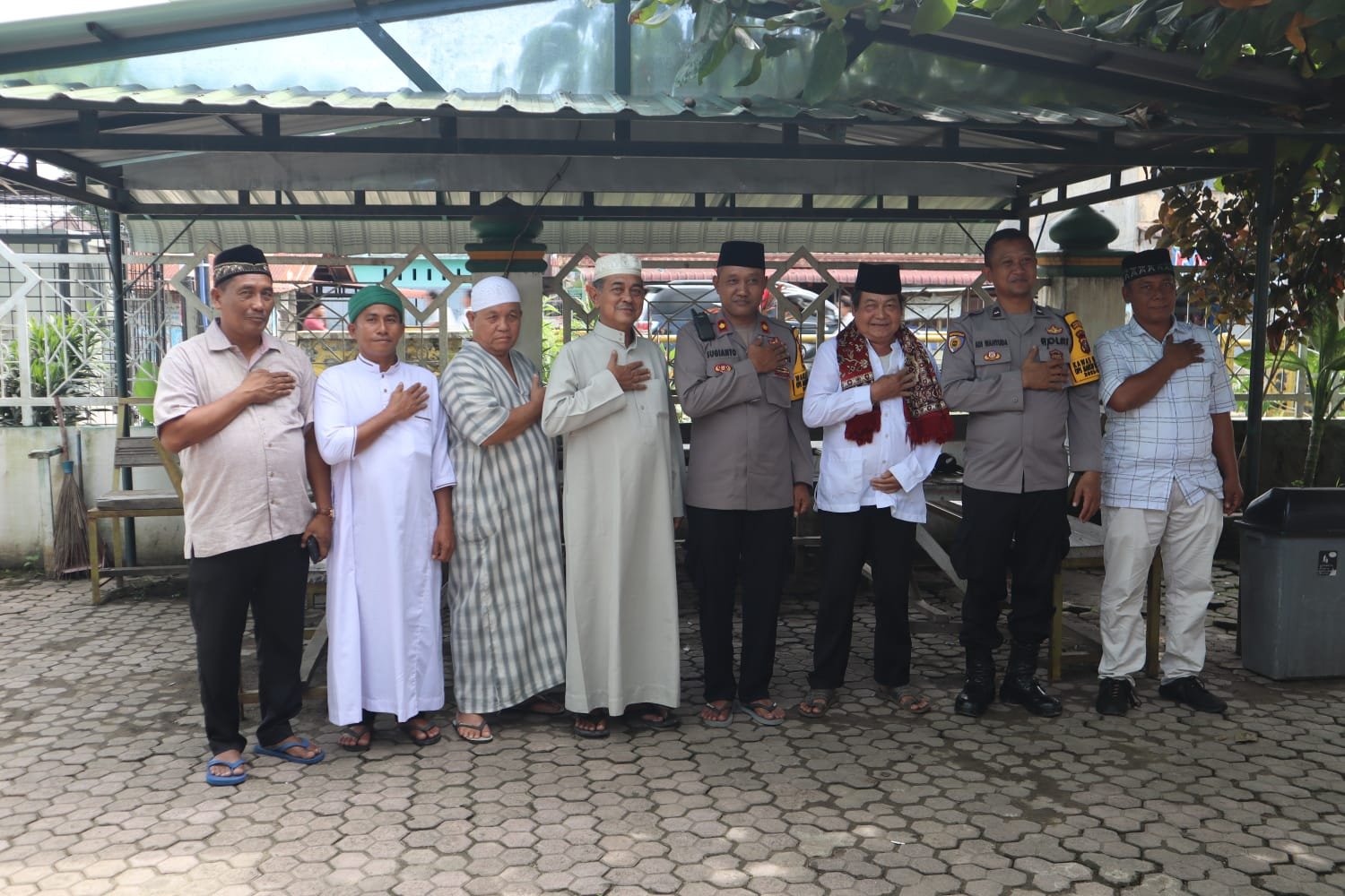 Wakapolres Palas Gelar Jumat Curhat di Mesjid Raya Miftahul Jannah