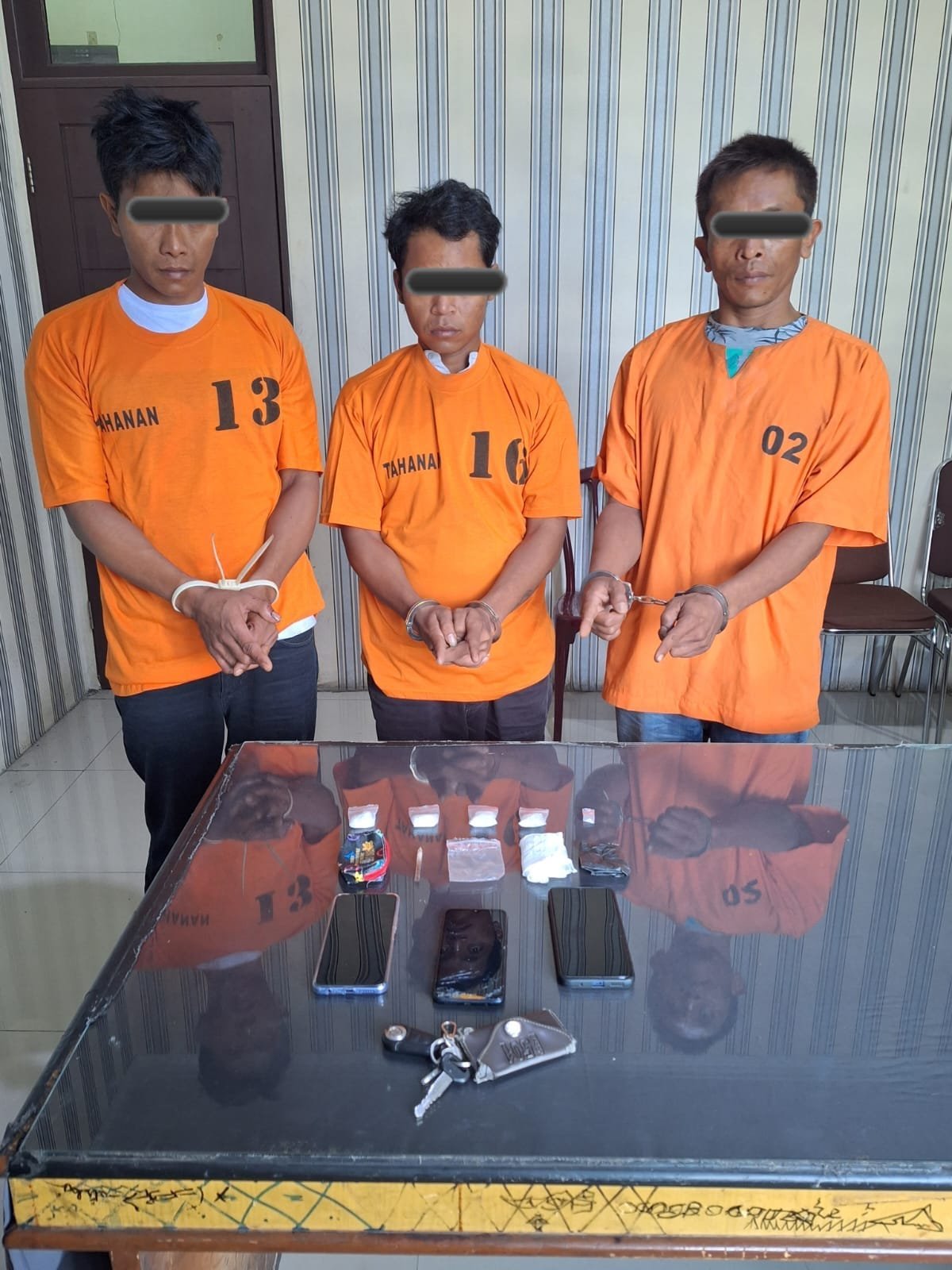 Satuan Reserse Narkoba Polres Tanah Karo Tangkap Pelaku Edar Gelap Sabu di Desa Sukatepu