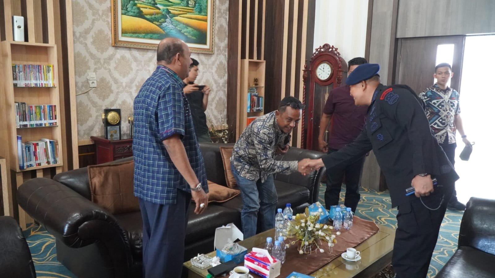 Plt Bupati Langkat Terima Audiensi Korps Brimob I
