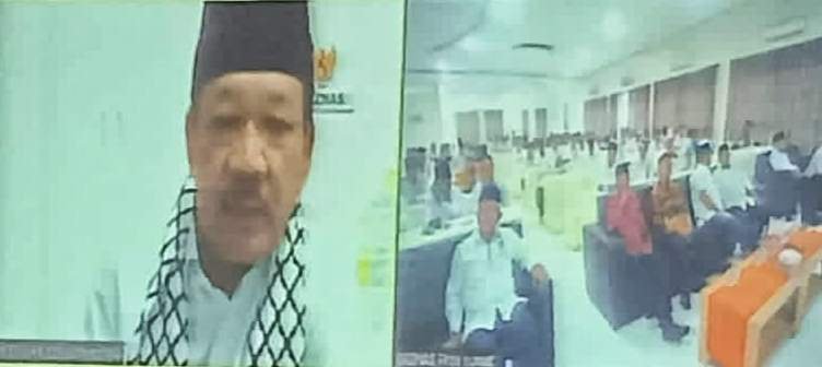 Ketua Badan Amil Zakat Nasional (Baznas) Pusat Prof KH Noor Achmad MA.