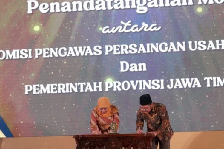 KPPU dan Pemprov Jatim Teken Pembaharuan Nota Kesepakatan