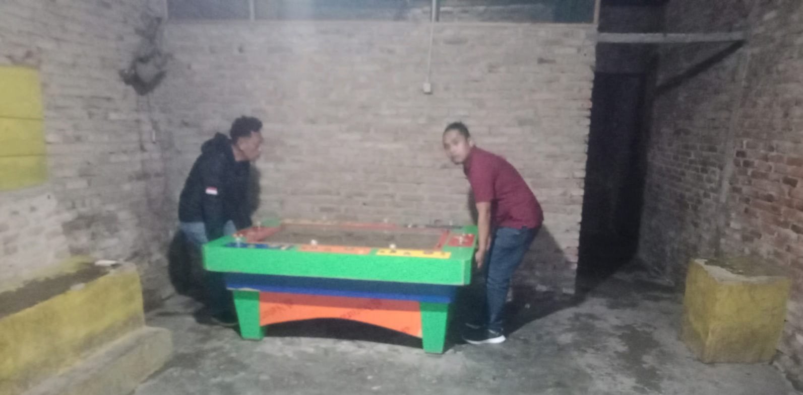 Unit Reskrim Polsek Percut Seituan Sita 1 Meja Tembak Ikan