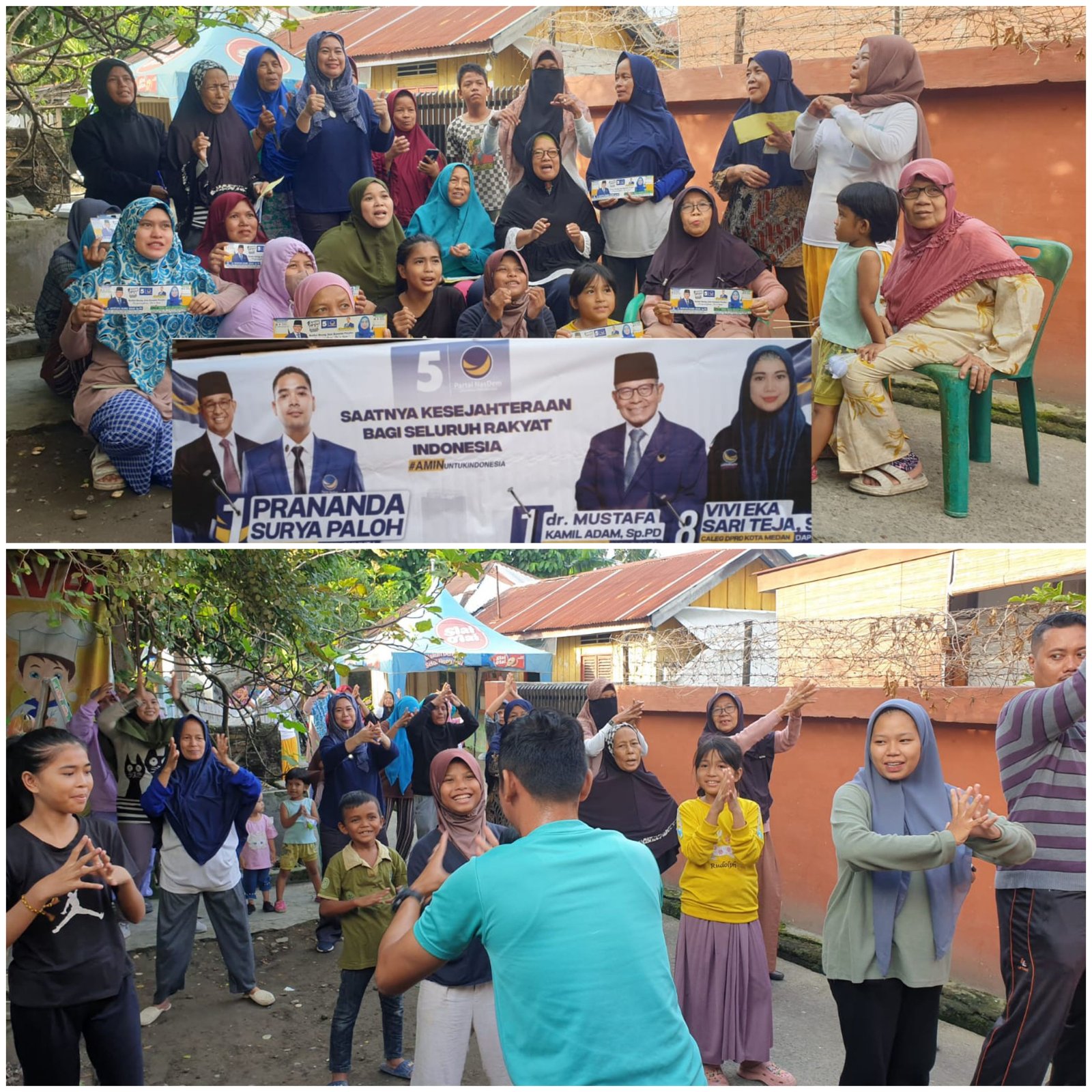 Caleg DPRD Medan Dapil 4 Partai Nasdem Vivi Eka Sari Teja Senam Pagi Bersama Warga Bromo