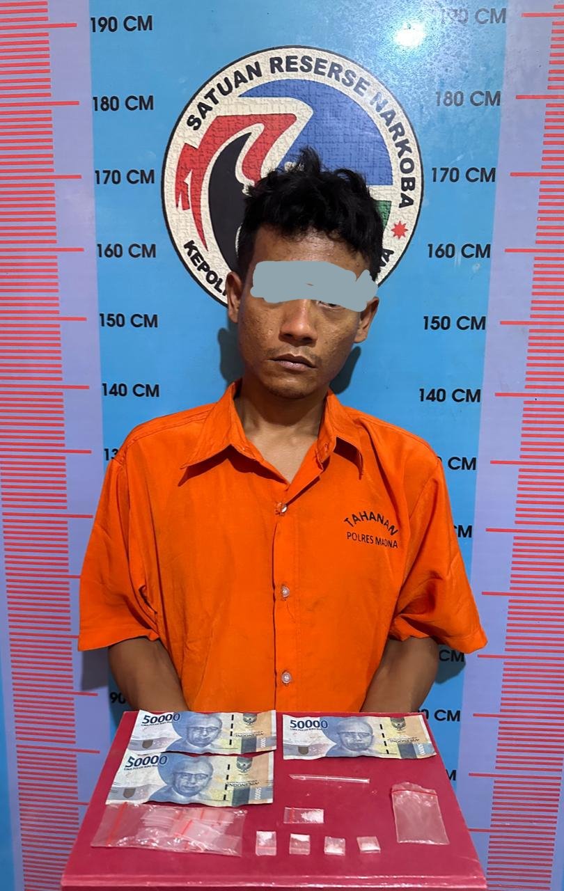 Satresnarkoba Polres Madina Bekuk Pengedar Sabu