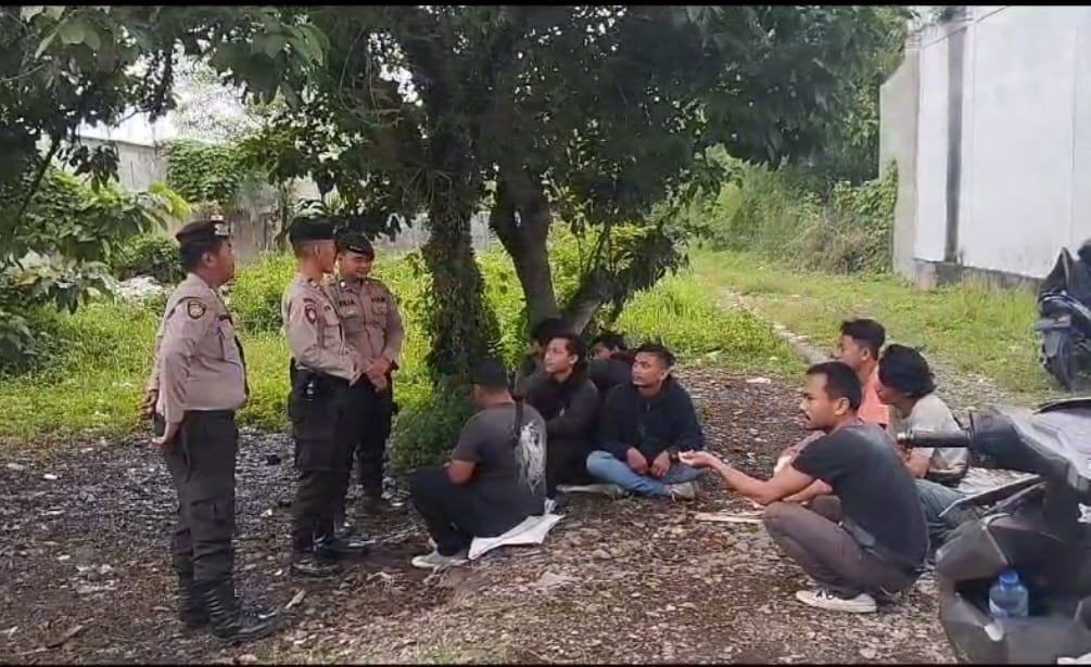 Wujudkan Pemilu Aman dan Kondusif, Sat Sabhara Polres Langkat Laksakan Patroli Dialogis