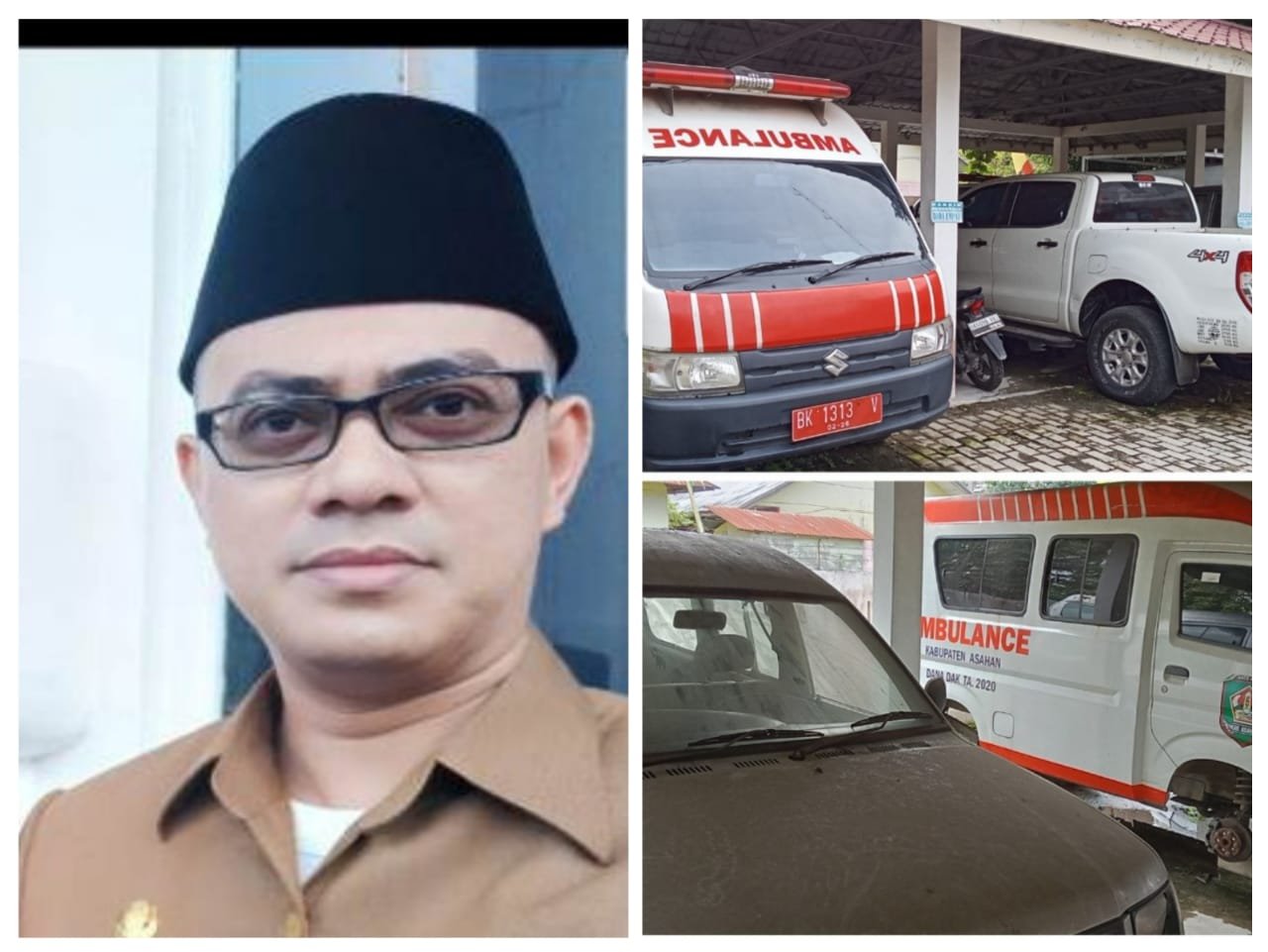 Ternyata Ini Alasan Kadinkes Asahan Terkait Sejumlah Mobil Dinas Yang Terbengkalai