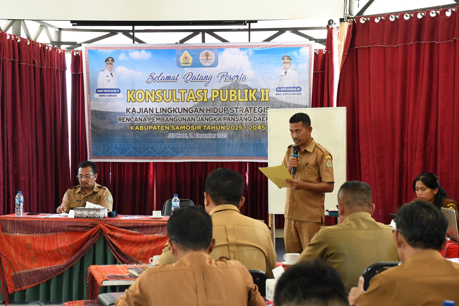 Pemkab Samosit Gelar Uji Publik KLHS RPJPD ke II