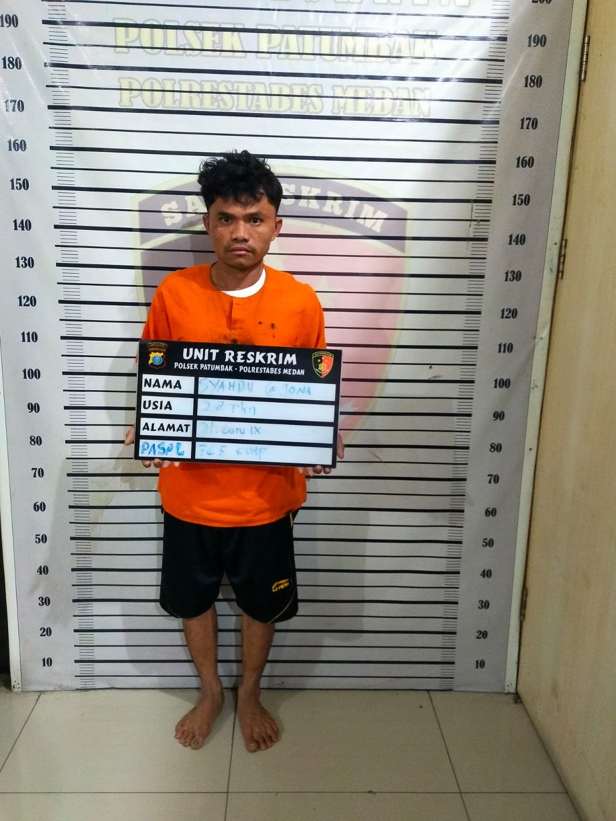 Polsek Patumbak Tangkap Perampas HP Sembunyi di Bawah Jembatan