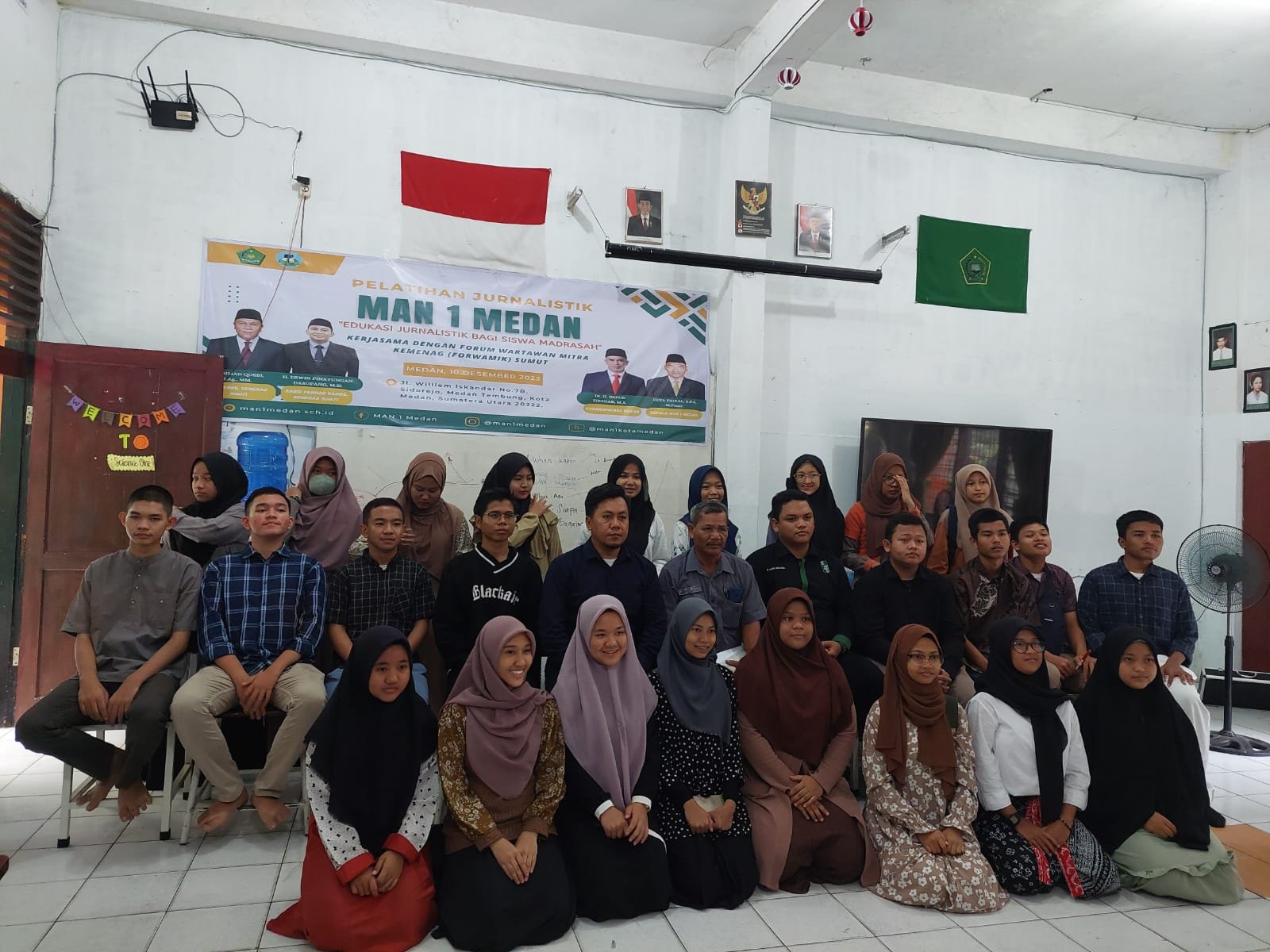 Forwamik Beri Edukasi Jurnalistik Pada Siswa MAN 1 Medan
