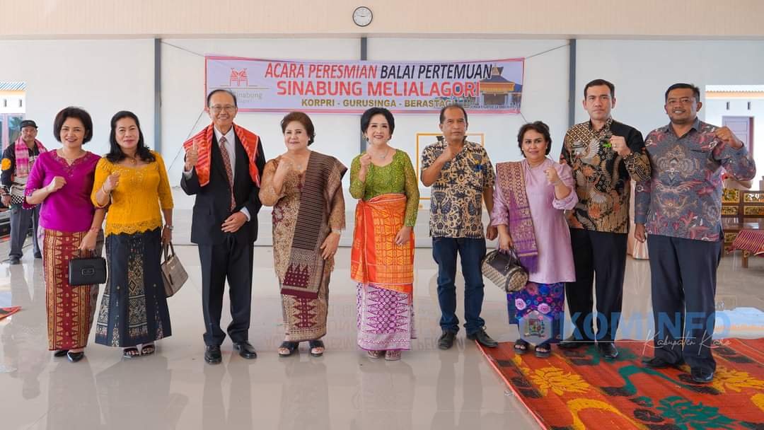 Ini Kata Bupati Karo : Saat Meresmikan Balai Pertemuan Sinabung Melila Gori