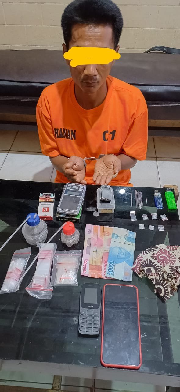 Polsek Sosa Amankan Terduga Pengedar Sabu