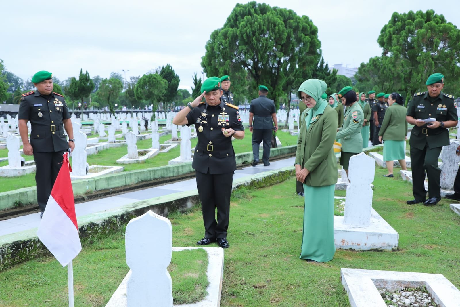 Pangdam I/BB Ziarah Hari Juang TNI AD ke-78