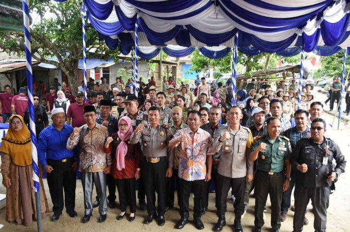 Bupati dan Kapolres Sergai, Resmikan Desa Tangguh dan Posko Anti Narkoba di Dolok Masihul