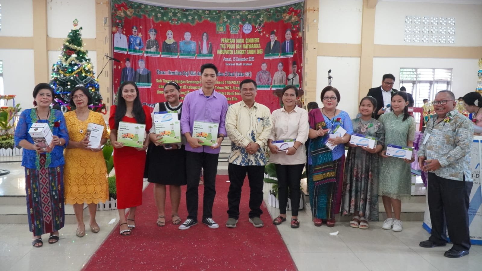 Perayaan Natal Oikumene se- Langkat, Jemaat Kristiani Doakan Syah Afandin Kembali Pimpin Langkat
