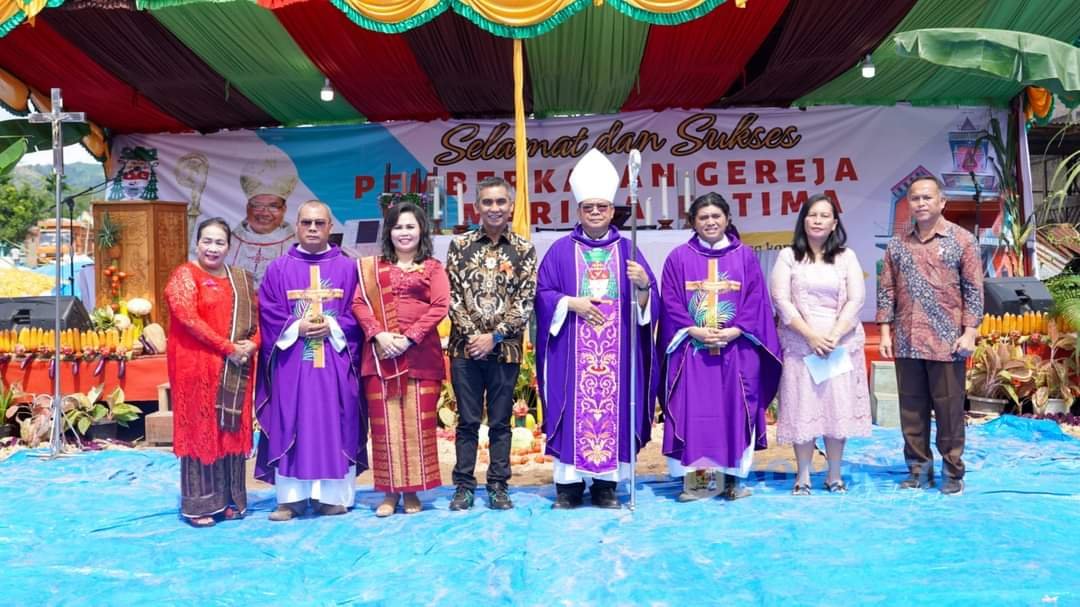 Wakil Bupati Karo Hadiri Peresmian Gereja Stasi Santa Maria A Fatima