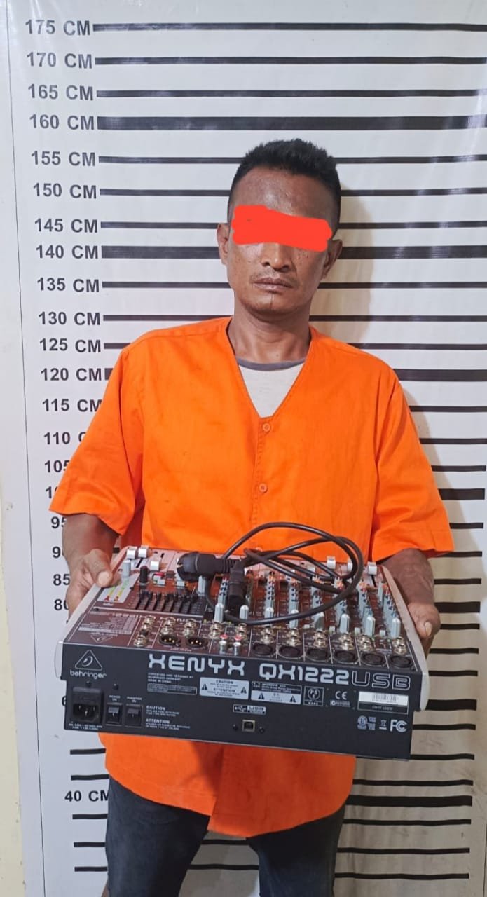 Polsek Pangkalan Brandan Tangkap  Maling di Mesjid