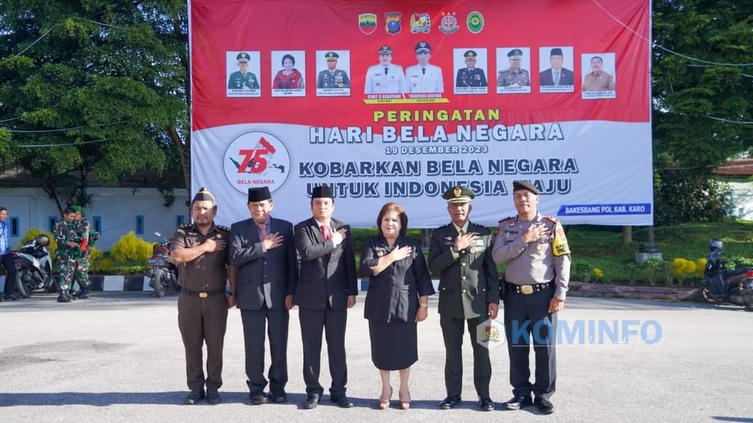 Pemkab Karo Laksanakan Upacara Hari Bela Negara Ke-75