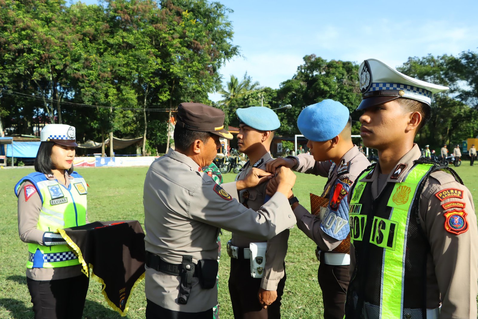 Polres Samosir Gelar Apel Operasi Lilin Toba 2023, Mulai 22 Desember 2023 – 2 Januari 2024