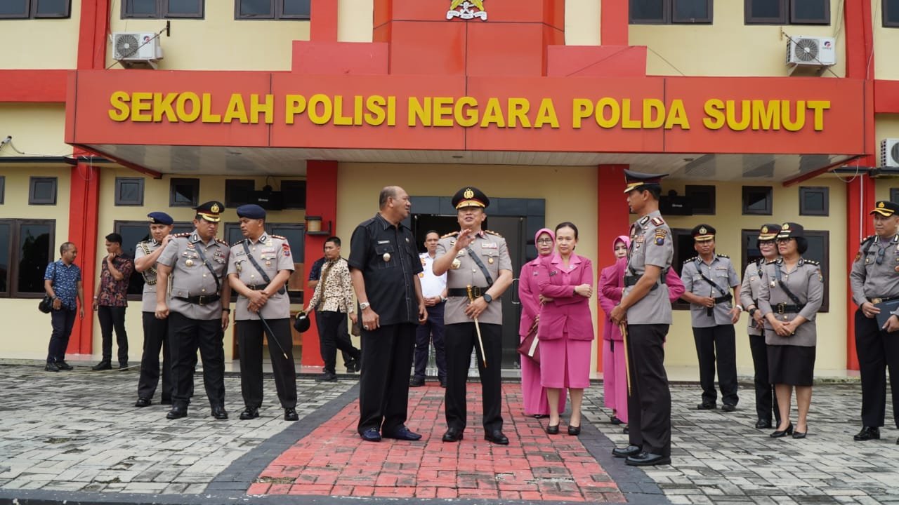 Kapoldasu Lantik 441 Bintara Polri Gelombang II Tahun 2023