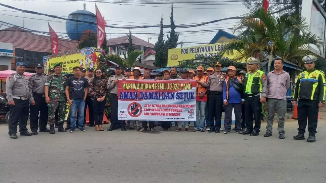 Polsek Berastagi Apel Gabungan Satukan Persepsi Saat Ops Lilin 2023