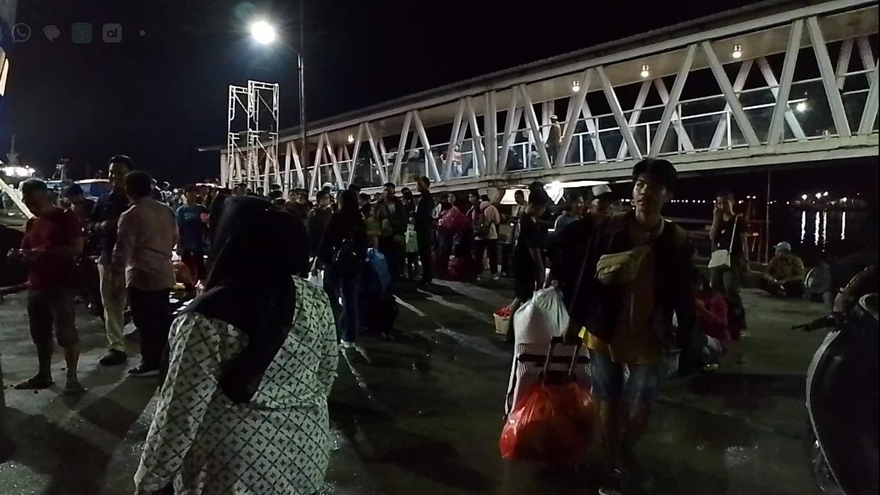 H-3 NATARU, Pemudik di Pelabuhan Sibolga Meningkat 100 Persen